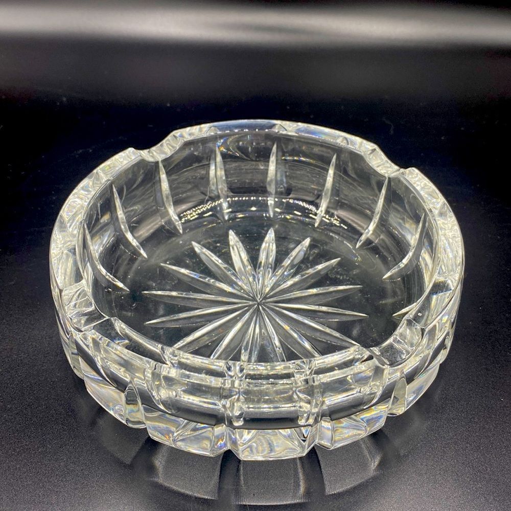 Heavy Lead Crystal Ashtray